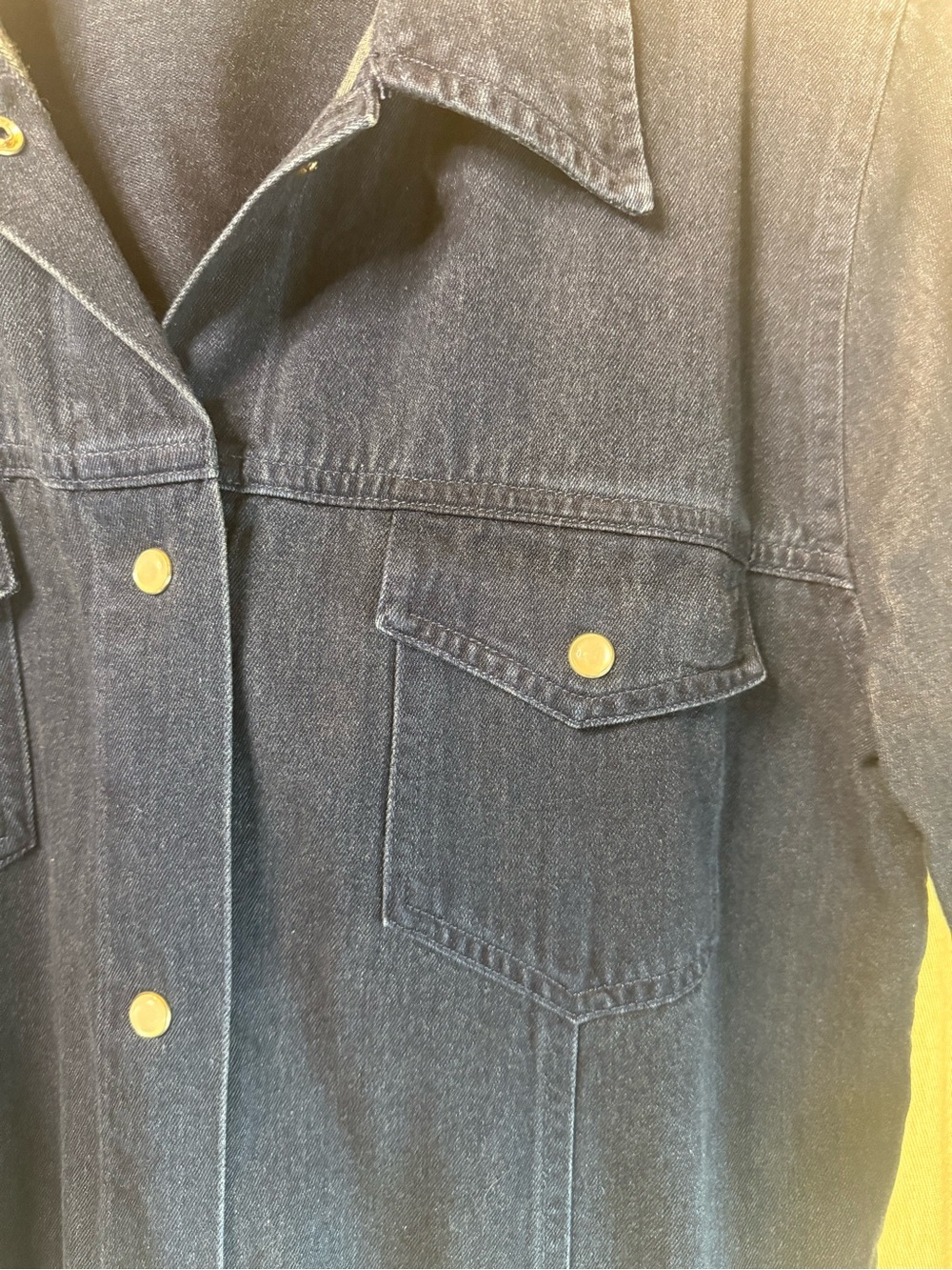 Classic Women's Dark Blue Denim Jacket - Unbranded - Picture 2 of 8